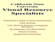 Tablet Screenshot of csu-vrs.sjsu.edu