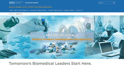 Desktop Screenshot of medproddev.sjsu.edu